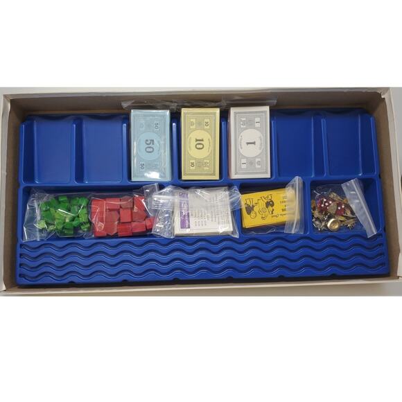 Vintage 1984 Deluxe Anniversary Edition Monopoly PRE-OWNED & COMPLETE - Picture 3 of 10